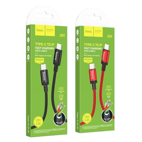 Hoco X89 Wind PD charging data cable Iphone