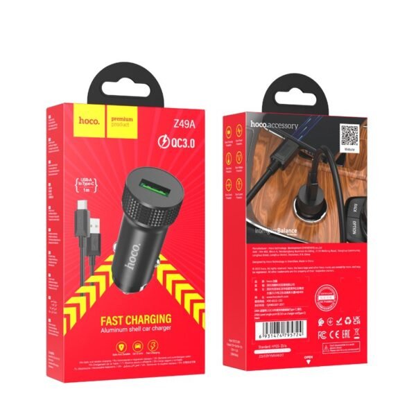 Z49A Level single port QC3.0 car charger