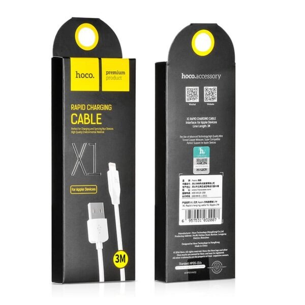 Hoco Cable USB to Lightning «X1» charging data sync