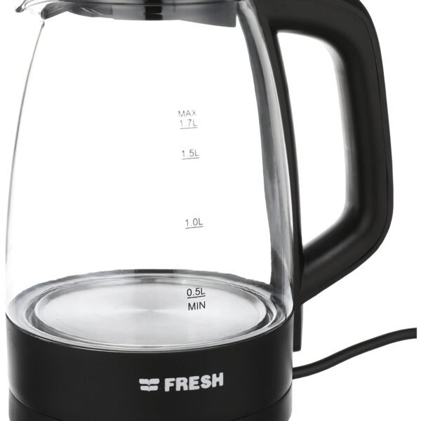 Fresh Kettle Glass 1.7 Liters - Black
