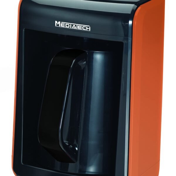 Media tech turkish coffee machine, up to 5 cups, 535 watt -with forth sense technology - brown