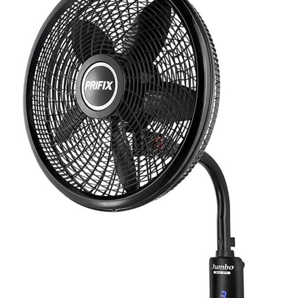 Wall fan prifix jumbo wfj211 remote,Black