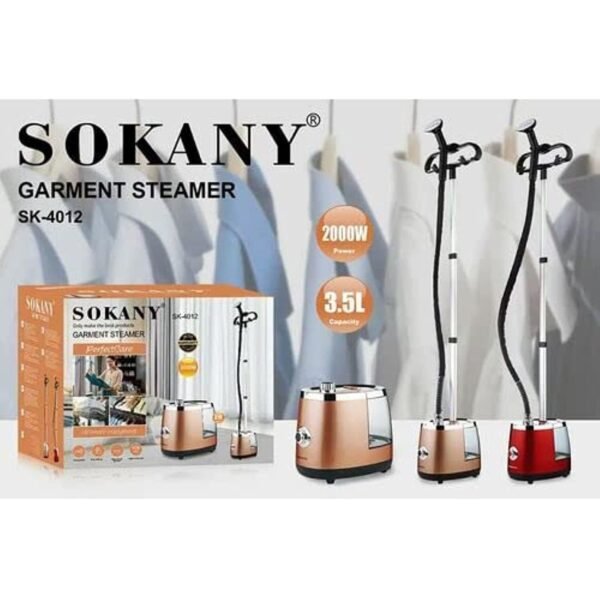 Sokany steamer from sokany fast heating time removable tank for sk-4012 peach