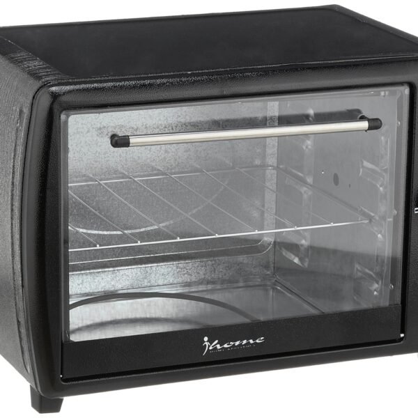 iHome Electric Oven KI-5000 40 Liter 1200W,Thermostat,Black (International Warranty)