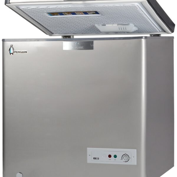 Penguin Chest Freezer Stainless interior 250 l ES290-L Silver