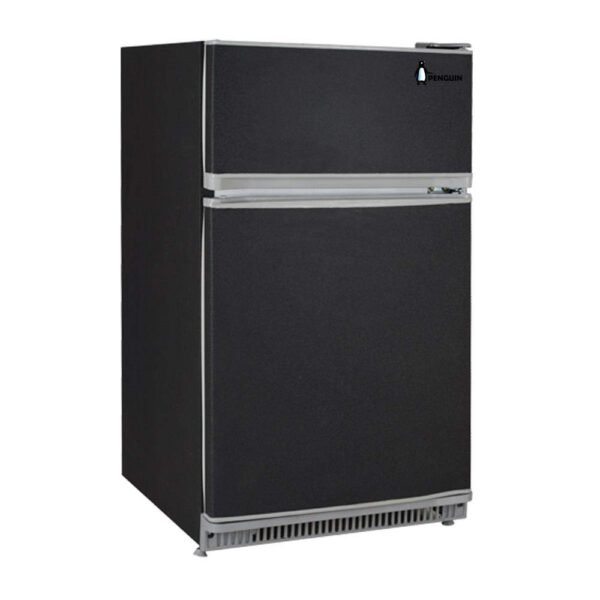 Penguin FG200 Mini Bar Refrigerator, Two Doors, 150Liters, 6 Ft - Black