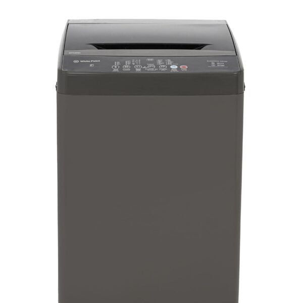 White point wptl9dba top load washing machine, 9 kg - silver