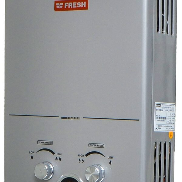 Fresh gas water heater- silver with adapter, 6 liter,Gas6LS