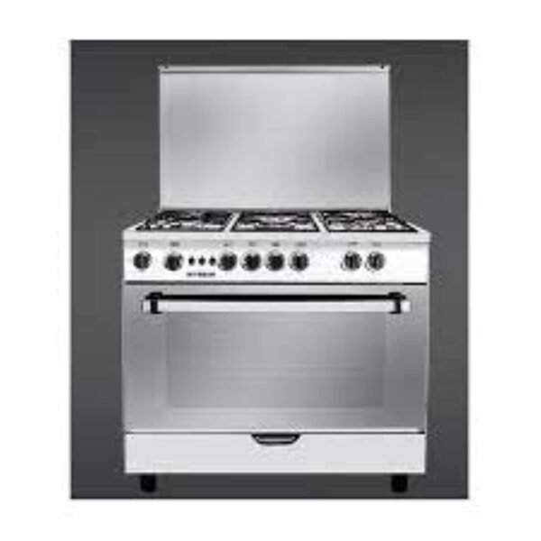 Stainless Steel Jumbo Fresh Potato Kitchen Full Range with Fan And Grill, 90cm