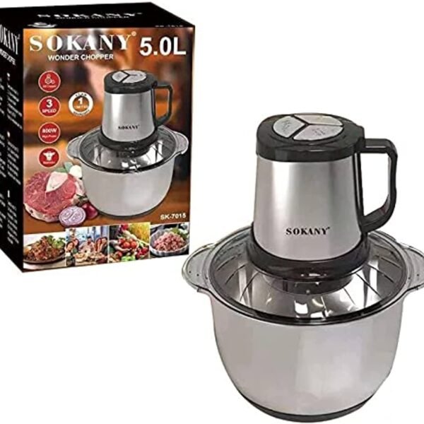 Sokany Meat Grinder SK-7015 Change-speed Gear Box, Smooth Running, Meat Blender -(International warranty)