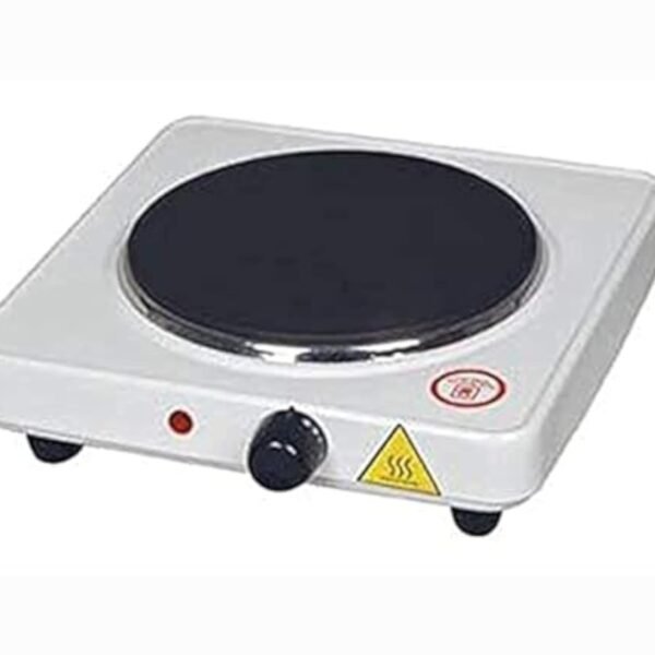 Single Electric Hot Plate - White