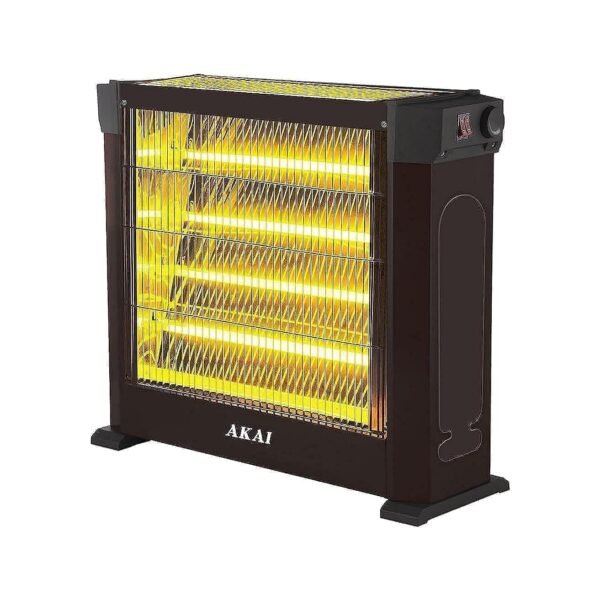 Akai Electric Heater 4 Candle 2200W, black