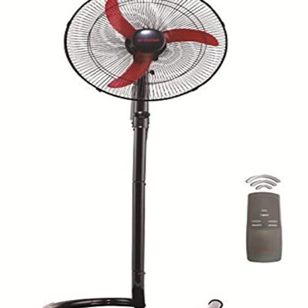 Fresh Shabah Stand Fan with Remote, Black, 20 Inch, GSFR-20