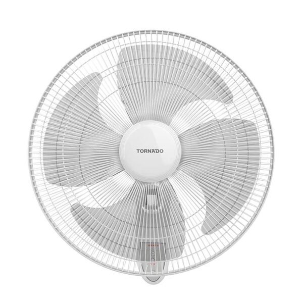 TORNADO Wall Fan 16 Inch, 4 Blades, Remote, White EPS-16RW