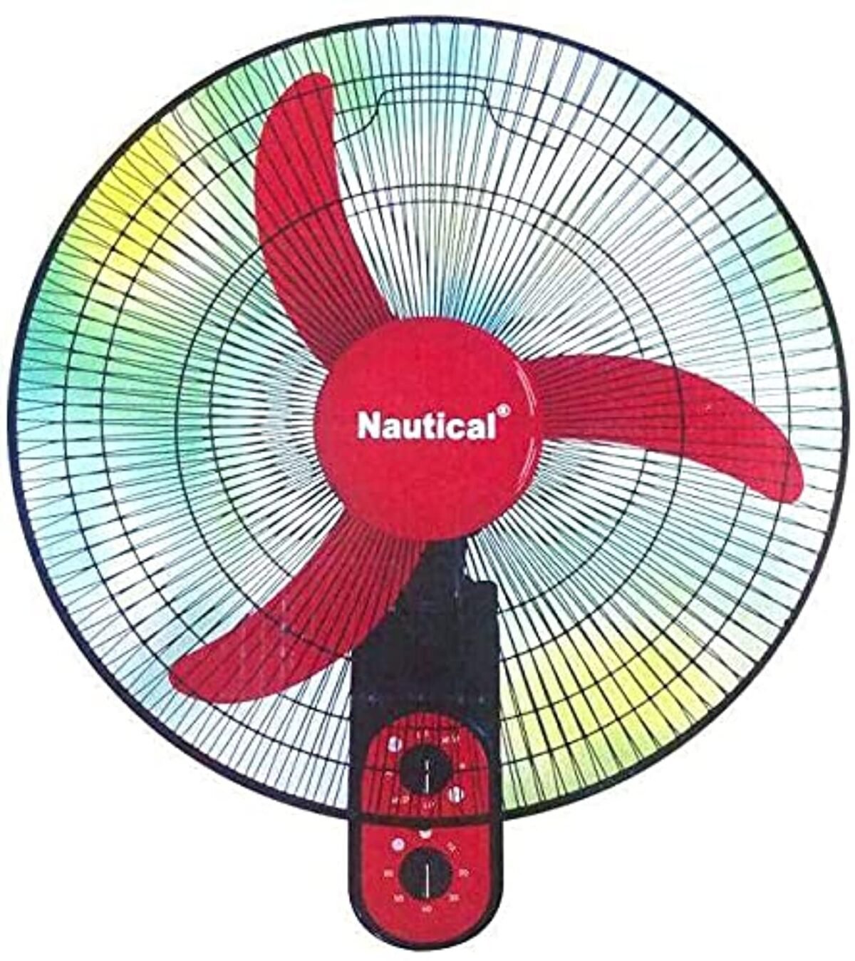 Nautical Wall Fan (AM-777,18in, Red) - Image 1