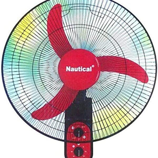 Nautical Wall Fan (AM-777,18in, Red)