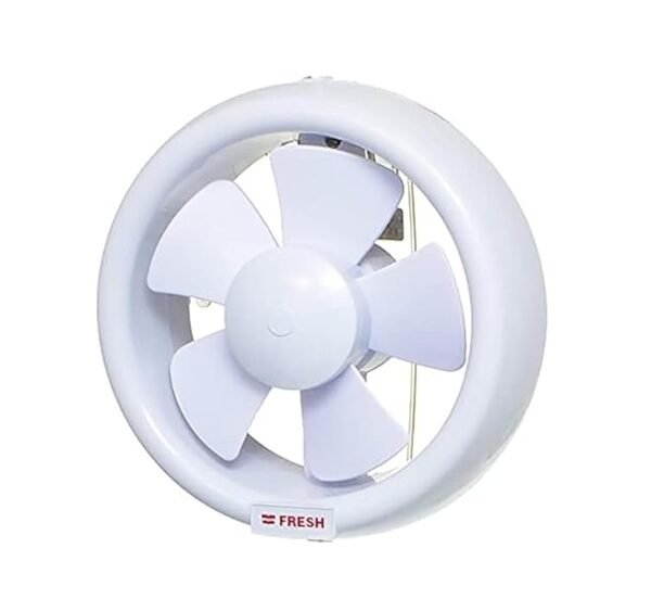 Fresh Glass Ventilation Fan, 20 Cm - White