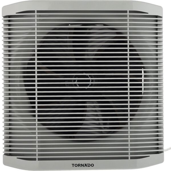 TORNADO Bathroom Ventilating Fan 25 cm Privacy Grid Black x Grey TVS-25BG