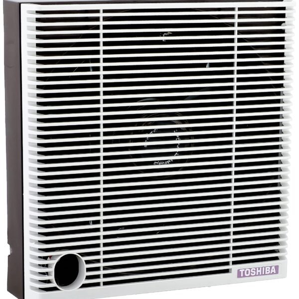 TOSHIBA Bathroom Ventilating Fan 20 x 20 cm, Privacy Grid, Creamy VRH20S1C