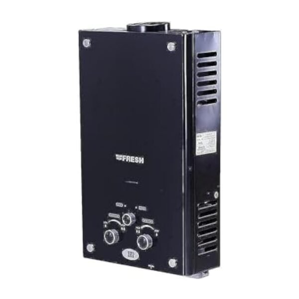 Fresh Gas Water Heater, 10 Liters - Black