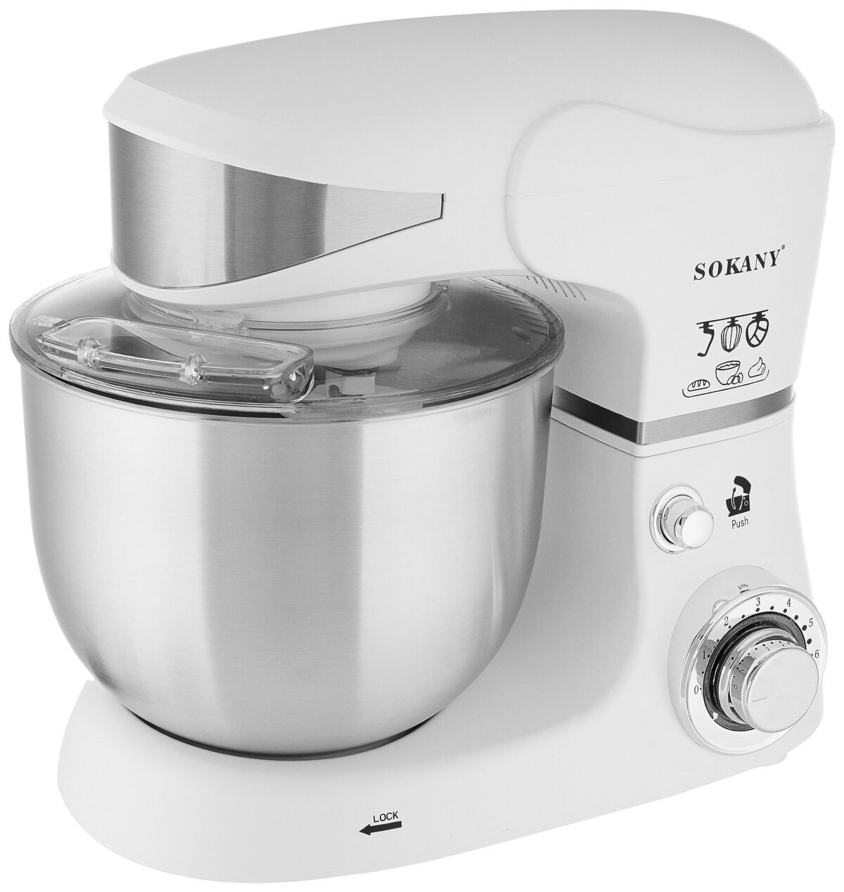 Sokany stand mixer sokany - 1000 w - 5l sc-206 - Image 1