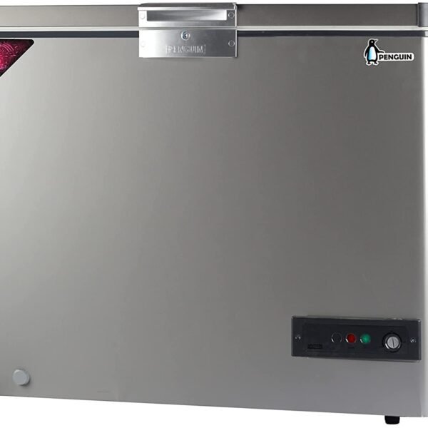 Penguin ES341L Stainless Steel Chest Freezer - 303 L - Silver - LG compressor