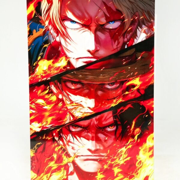 Luffy, Ace & Sabo - Premium Collector’s Edition Metal Wall Art