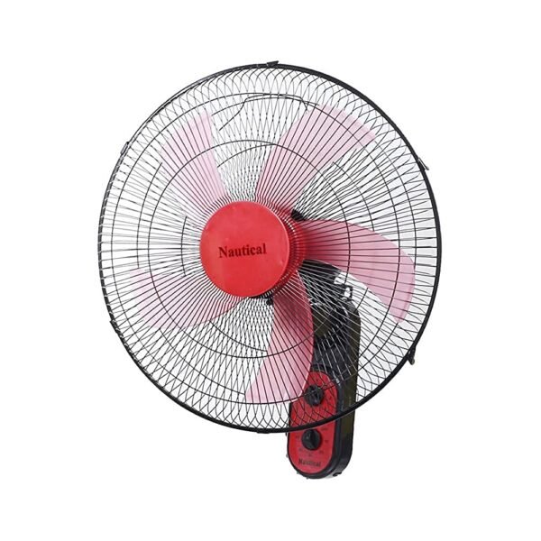 Nautical Wall Fan 18 Inch - Red