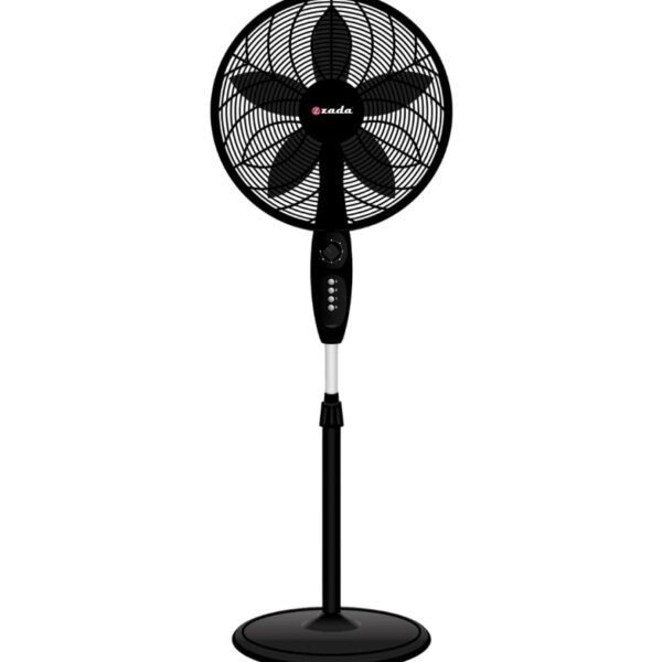 Zada stand fan 50 watt, Black, 18 inch, ZSF-182