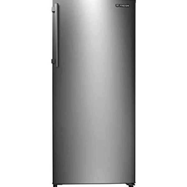 Fresh fnu-l250s upright freezer, no frost - 5 drawers, silver