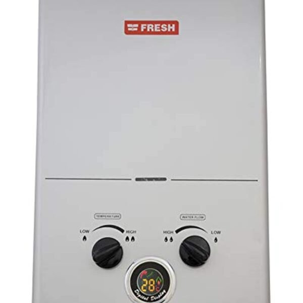 Fresh gas water heater 6 liter/silver