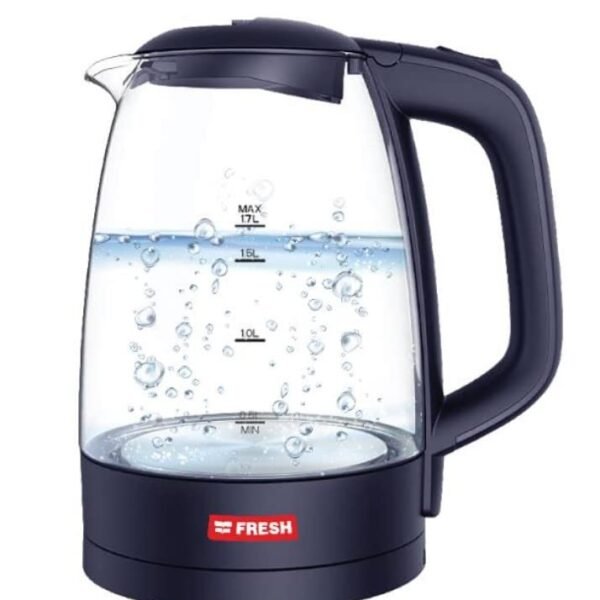 Fresh electric kettle fresh - glass - 1.7 l - assorted color