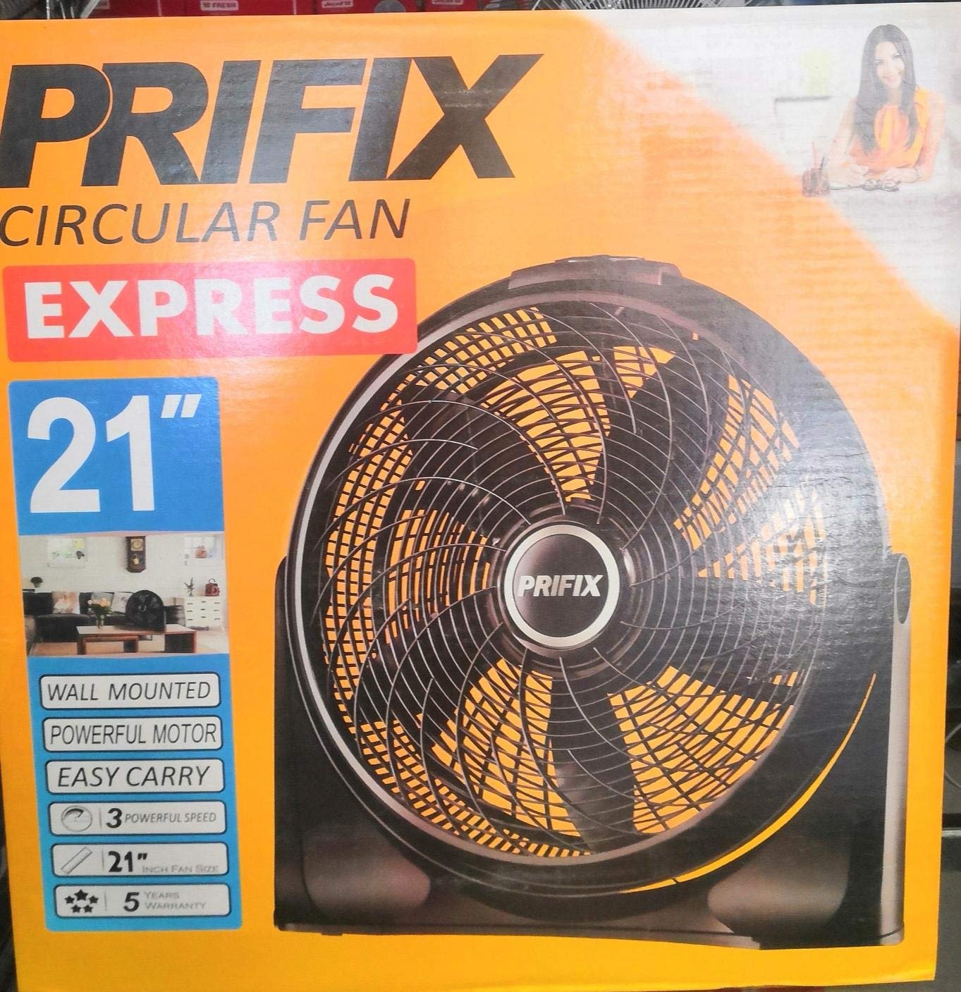 Version 1.0.0 Prifix CFE- 121 Electric Drum Fans - Image 1